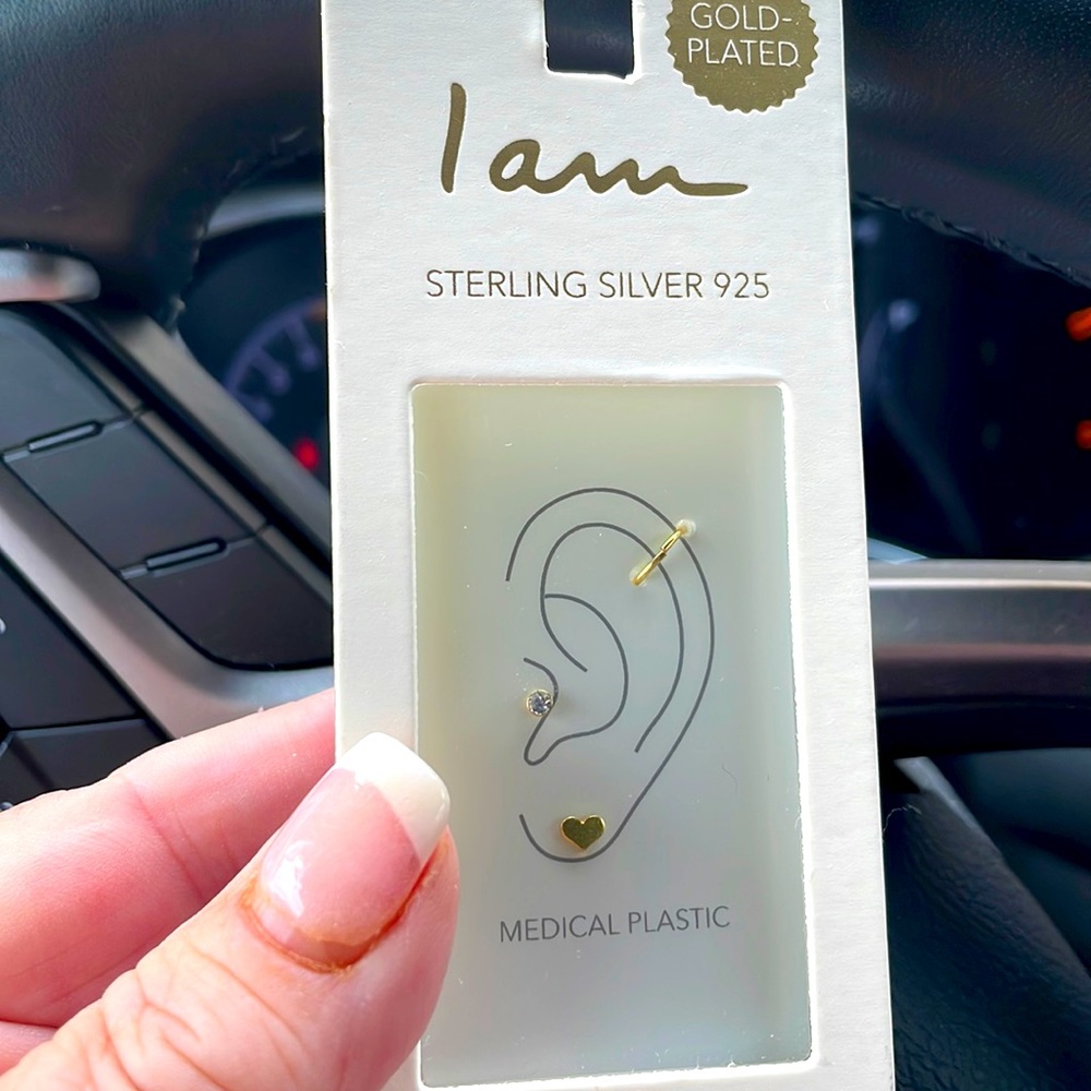 Iam Gold Plated Earrings